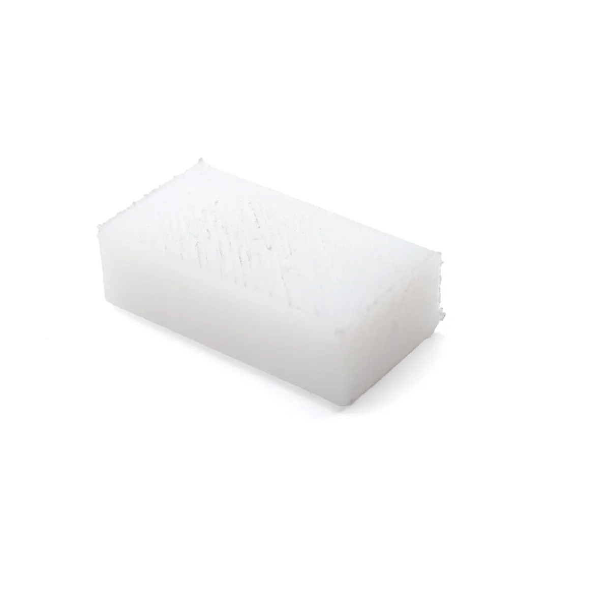 Cală așezare 28x15x9 mm, șină Economy - poliamidă albă